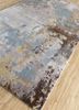 uvenuti grey and black polyester hand knotted Rug - FoldShot uvenuti grey and black polyester hand knotted Rug - FoldShot