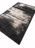 entropy grey and black wool and bamboo silk hand knotted Rug - FoldShot entropy grey and black wool and bamboo silk hand knotted Rug - FoldShot