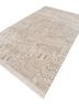 khidki ivory wool and bamboo silk hand knotted Rug - FoldShot khidki ivory wool and bamboo silk hand knotted Rug - FoldShot