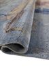 uvenuti blue wool and bamboo silk hand knotted Rug - FoldShot