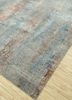 uvenuti grey and black wool and bamboo silk hand knotted Rug - FoldShot uvenuti grey and black wool and bamboo silk hand knotted Rug - FoldShot