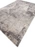 uvenuti grey and black wool and bamboo silk hand knotted Rug - FoldShot uvenuti grey and black wool and bamboo silk hand knotted Rug - FoldShot