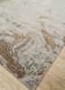 uvenuti ivory wool and bamboo silk hand knotted Rug - FoldShot