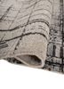 uvenuti grey and black wool and bamboo silk hand knotted Rug - FoldShot uvenuti grey and black wool and bamboo silk hand knotted Rug - FoldShot