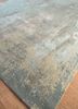 uvenuti grey and black wool and bamboo silk hand knotted Rug - FoldShot uvenuti grey and black wool and bamboo silk hand knotted Rug - FoldShot