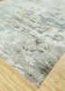 uvenuti grey and black wool and bamboo silk hand knotted Rug - FoldShot uvenuti grey and black wool and bamboo silk hand knotted Rug - FoldShot