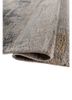 uvenuti grey and black wool and bamboo silk hand knotted Rug - FoldShot uvenuti grey and black wool and bamboo silk hand knotted Rug - FoldShot