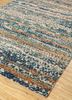 uvenuti beige and brown wool and bamboo silk hand knotted Rug - FoldShot