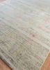 uvenuti ivory wool and bamboo silk hand knotted Rug - FoldShot uvenuti ivory wool and bamboo silk hand knotted Rug - FoldShot