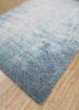 uvenuti grey and black wool and bamboo silk hand knotted Rug - FoldShot uvenuti grey and black wool and bamboo silk hand knotted Rug - FoldShot