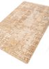 uvenuti beige and brown wool and bamboo silk hand knotted Rug - FoldShot uvenuti beige and brown wool and bamboo silk hand knotted Rug - FoldShot