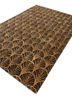 azalea grey and black wool and bamboo silk hand knotted Rug - FoldShot azalea grey and black wool and bamboo silk hand knotted Rug - FoldShot