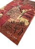anghs red and orange wool and bamboo silk hand knotted Rug - FoldShot anghs red and orange wool and bamboo silk hand knotted Rug - FoldShot