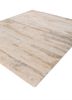 entropy blue wool and bamboo silk hand knotted Rug - FoldShot