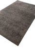 uvenuti grey and black wool and bamboo silk hand knotted Rug - FoldShot uvenuti grey and black wool and bamboo silk hand knotted Rug - FoldShot