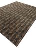 azalea grey and black wool and bamboo silk hand knotted Rug - FoldShot azalea grey and black wool and bamboo silk hand knotted Rug - FoldShot
