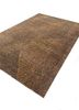 uvenuti grey and black wool and bamboo silk hand knotted Rug - FoldShot uvenuti grey and black wool and bamboo silk hand knotted Rug - FoldShot