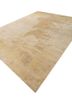 entropy gold wool and bamboo silk hand knotted Rug - FoldShot