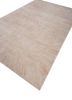 uvenuti ivory wool and bamboo silk hand knotted Rug - FoldShot uvenuti ivory wool and bamboo silk hand knotted Rug - FoldShot