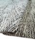 uvenuti blue wool and bamboo silk hand knotted Rug - FoldShot uvenuti blue wool and bamboo silk hand knotted Rug - FoldShot