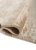 uvenuti ivory wool and bamboo silk hand knotted Rug - FoldShot uvenuti ivory wool and bamboo silk hand knotted Rug - FoldShot