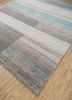 blythe blue afghan wool hand knotted Rug - FoldShot blythe blue afghan wool hand knotted Rug - FoldShot