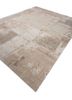 tattvam ivory wool and bamboo silk hand knotted Rug - FoldShot