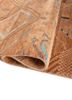 manchaha red and orange wool and silk hand knotted Rug - FoldShot