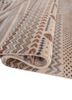 manchaha ivory wool and silk hand knotted Rug - FoldShot