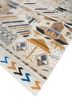 freedom manchaha beige and brown wool and silk hand knotted Rug - FoldShot