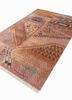 freedom manchaha red and orange wool and bamboo silk hand knotted Rug - FoldShot freedom manchaha red and orange wool and bamboo silk hand knotted Rug - FoldShot