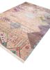 manchaha grey and black silk hand knotted Rug - FoldShot manchaha grey and black silk hand knotted Rug - FoldShot