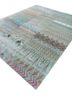 manchaha blue silk hand knotted Rug - FoldShot