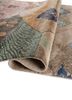 manchaha grey and black silk hand knotted Rug - FoldShot manchaha grey and black silk hand knotted Rug - FoldShot
