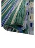 kavi x manchaha blue wool hand knotted Rug - FoldShot kavi x manchaha blue wool hand knotted Rug - FoldShot