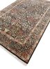 aurora grey and black wool and silk hand knotted Rug - FoldShot