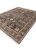 aurora grey and black wool and silk hand knotted Rug - FoldShot aurora grey and black wool and silk hand knotted Rug - FoldShot