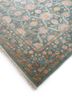 aurora blue wool and silk hand knotted Rug - FoldShot aurora blue wool and silk hand knotted Rug - FoldShot