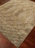 pansy beige and brown wool and silk hand knotted Rug - FoldShot pansy beige and brown wool and silk hand knotted Rug - FoldShot