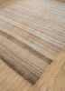 viscaya beige and brown wool and silk hand knotted Rug - FoldShot viscaya beige and brown wool and silk hand knotted Rug - FoldShot