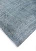 lacuna blue wool hand knotted Rug - FoldShot