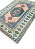 nuray blue wool hand knotted Rug - FoldShot nuray blue wool hand knotted Rug - FoldShot