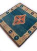 nuray blue wool hand knotted Rug - FoldShot