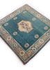 nuray blue wool hand knotted Rug - FoldShot
