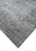 lacuna grey and black wool hand knotted Rug - FoldShot