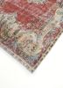 vintage red and orange wool hand knotted Rug - FoldShot vintage red and orange wool hand knotted Rug - FoldShot