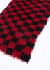 linear red and orange wool hand knotted Rug - FoldShot linear red and orange wool hand knotted Rug - FoldShot