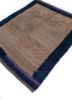 zuri beige and brown wool hand knotted Rug - FoldShot