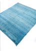 zuri blue wool hand knotted Rug - FoldShot zuri blue wool hand knotted Rug - FoldShot