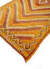nuray red and orange wool hand knotted Rug - FoldShot nuray red and orange wool hand knotted Rug - FoldShot